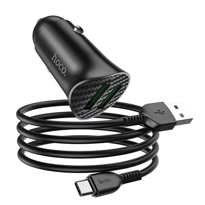 CHARGEUR AUTO HOCO 18W