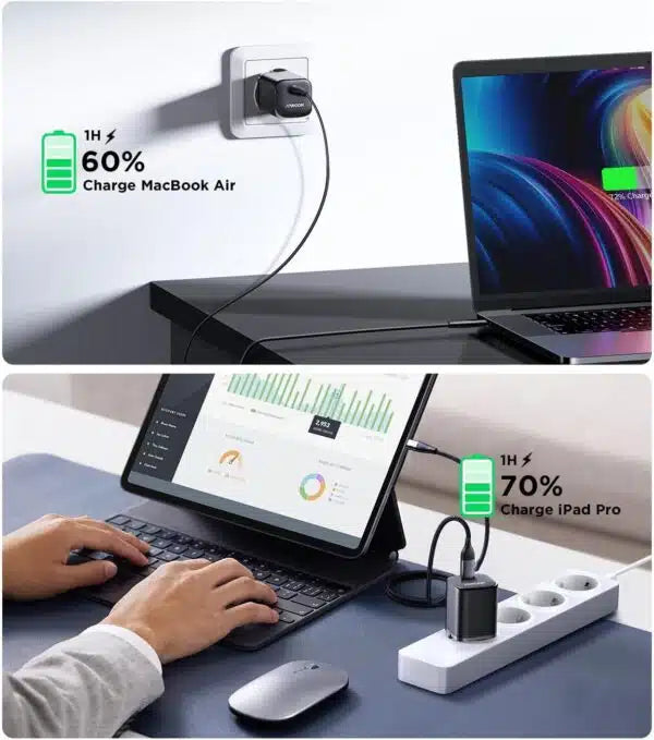 CHARGEUR AUTO JOYROOM 30W 2PD 1USB CCD04