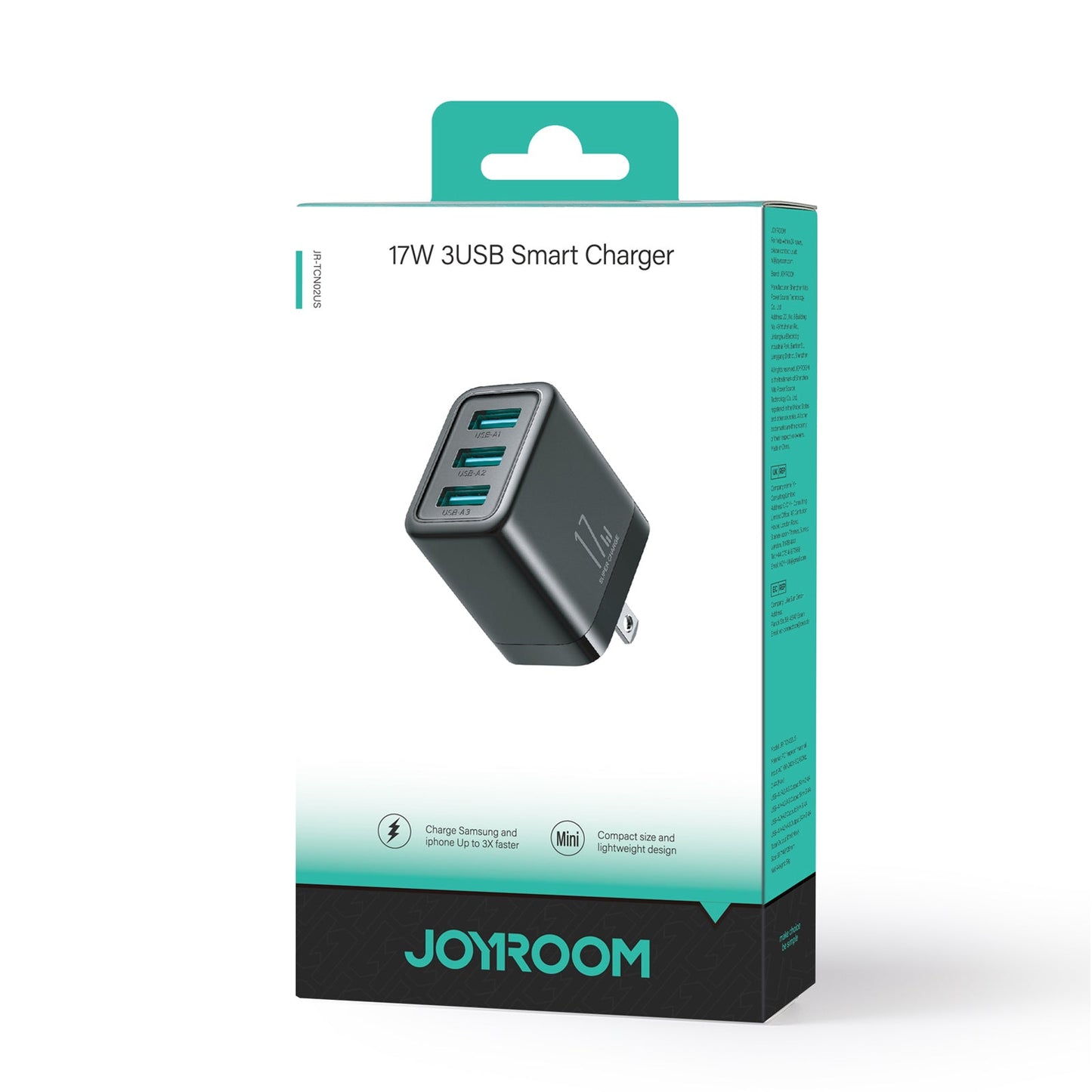BOITE JOYROOM 17W 3USB JR-TCN02