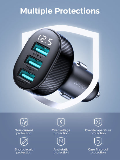CHARGEUR AUTO JOYROOM 3 SORTIE CCD03