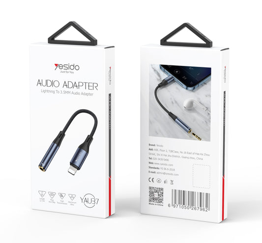 Yesido YAU37 Lightning to 3.5mm Audio Adapter
