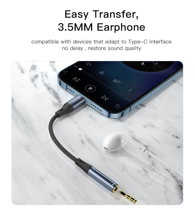 Yesido YAU37 Lightning to 3.5mm Audio Adapter