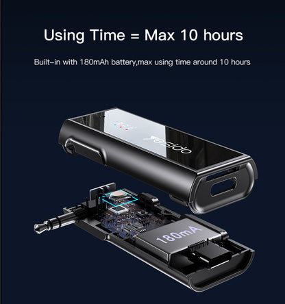 Yesido YAU41 Bluetooth 5.1 Audio Transmitter & Receiver — AUX Adapter