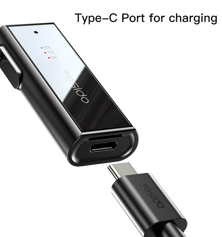 Yesido YAU41 Bluetooth 5.1 Audio Transmitter & Receiver — AUX Adapter