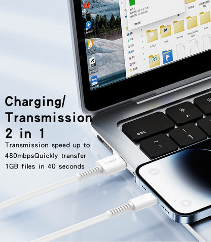 Yesido CA120M Fast Charging Cable — USB-A to Lightning 2A