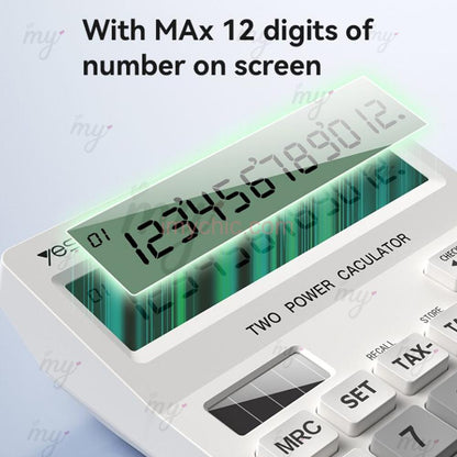 Yesido EC10 Functional Electronic Desk Calculator — 12 Digit LCD