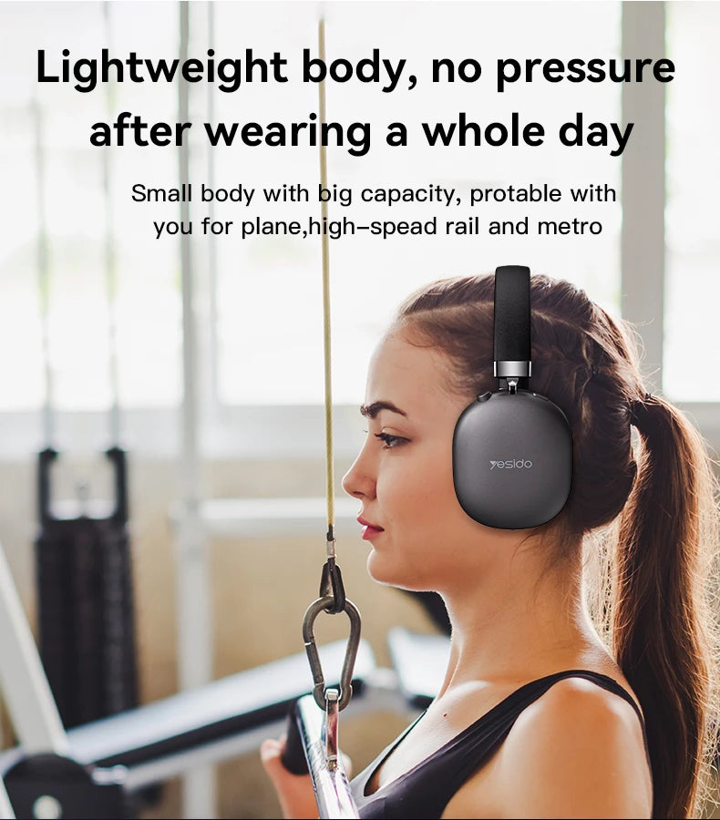 Yesido EP05 HiFi Wireless Headset — Bluetooth 5.2 Over-Ear