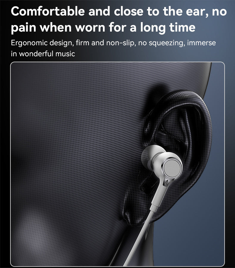 Yesido YH53 3.5mm Wired In-Ear Earphones — HD Mic, Composite Diaphragm & 3-Button Remote