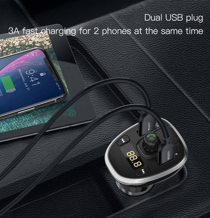 Yesido Y39 Bluetooth 5.0 FM Transmitter Car Charger