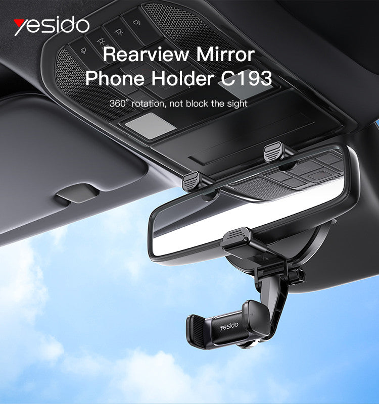 Yesido Rearview Mirror Car Phone Holder
