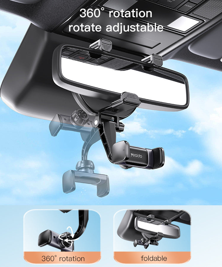 Yesido Rearview Mirror Car Phone Holder