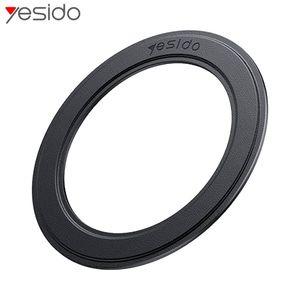 Yesido Metal Plate — Magnetic Metal Ring for MagSafe Car Phone Holder, Ultra-Thin, 3M Adhesive