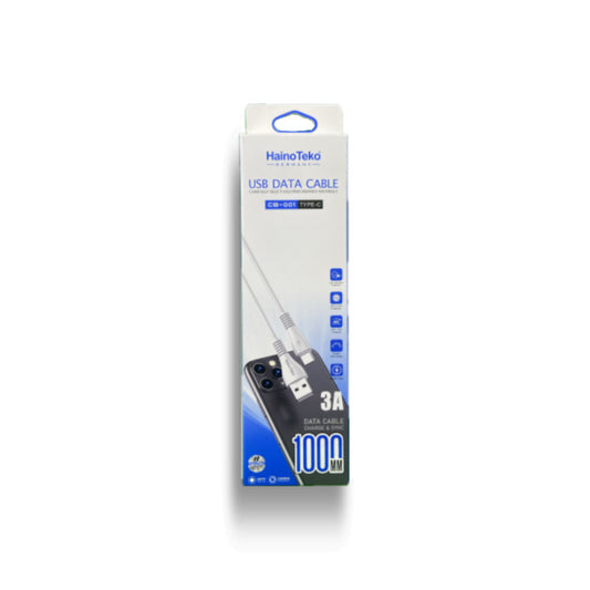 HainoTeko Germany CB-001 — USB Data Cable 3A 1M