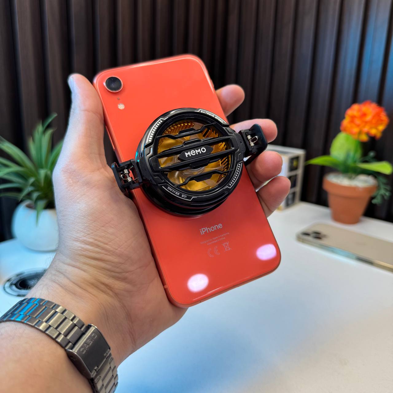 Memo CX07 Magnetic Phone Cooler Fan — 15W Gaming Cooler