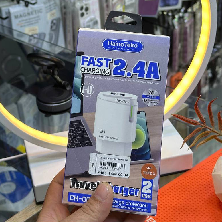 CH HAINOTEKO CH-006 2.4A Travel Charger